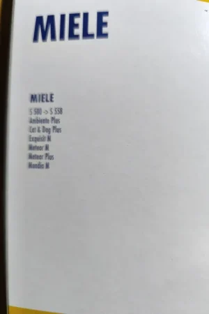 BOLSA ASPIRADOR MIELE, CAJA 5 BOLSAS, MI133-CW - Aspiradores Promoción