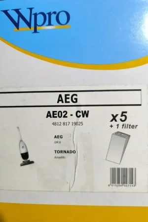 Barato BOLSA ASPIRADOR AEG, TORNADO, GR6,AE02-CW - Aspiradores