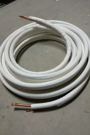 Tuberia cobre bitubo aislado de 12 ms. para frio y aire acondicionado 1/4 - 3/8, A36345 Pago Seguro