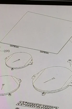 Oferta Especial CRISTAL VITROCERAMICA 3 FUEGOS AEG, INDUCCION, NEGRO, IKB63435FB, 590X520M, RECAMBIO ORIGINAL,5551127375