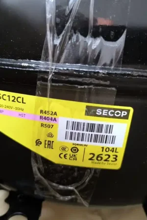 Ordenar Ahora Mismo COMPRESOR FRIGORIFICO R404, R452, R507A, PRESION ALTA, 3/8 CV, 220V, CON ARRANCADOR,SC12CL