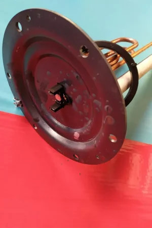 Marca Reconocida BRIDA TERMO THERMOR, SAUTER, ATLANTIC, BRIDA+JUNTA+ANODO+RESISTENCIA, DIAMETRO 197 MM, DISTANCIA AGUJEROS 87MM, DIAMETRO JUNTA 130MM, LARGO ALOJAMIENTO TERMOSTATO 350MM, 2200W, 220V,060187