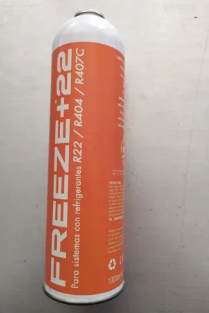 Directo De Fábrica GAS REFRIGERANTE FREEZE+22, SUSTITUYE R22, R404, R407, (GRIFO BOTELLA 6700090004) 25FR0471