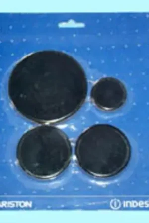 CONJUNTO 4 TAPETAS + 4 QUEMADORES COCINA ARISTON INDESIT 44AR0000 A Buen Precio
