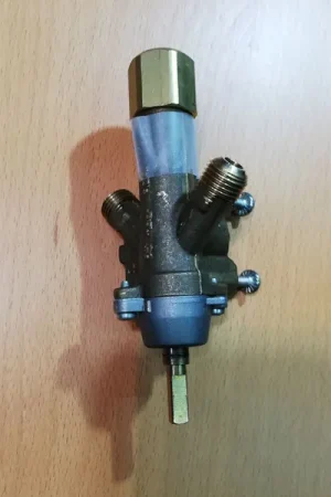 Última Oportunidad GRIFO COCINA ZANUSSI, CORBERO, RECAMBIO ORIGINAL, GRIFO DOBLE SALIDA PARA QUEMADOR SOLERA Y GRILL HORNO, CON VALVULA SEGURIDAD,3970512210